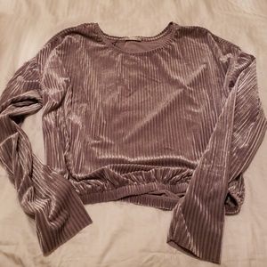 Zara Velour Top